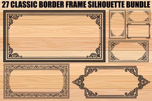 Classic Border Frame SVG Bundle