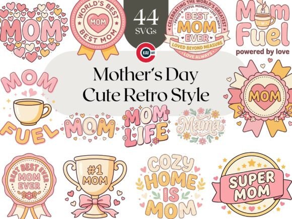 Cute Retro Mother’s Day Clipart SVG: A Practical Guide for Designers