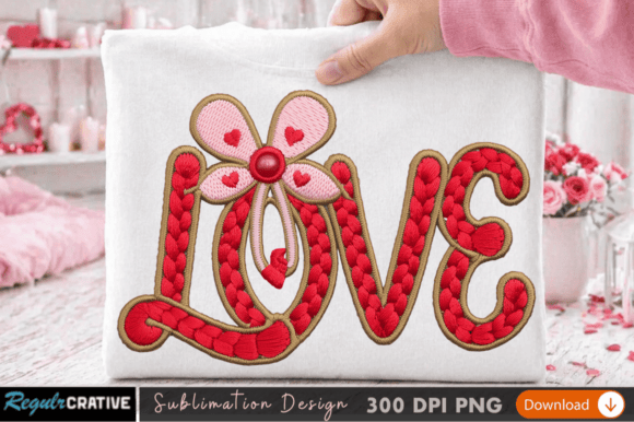 Elegant Love Sublimation PNG for POD
