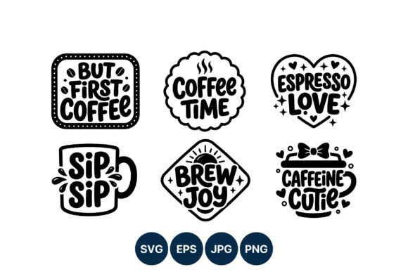 Elevating Brand Identity with Coffee Time Coffee Phrases Black White: A Strategic Asset for Modern Creators