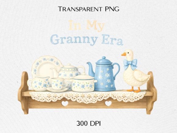 Embracing the Granny Era Duck PNG for Vintage-Inspired Digital Design