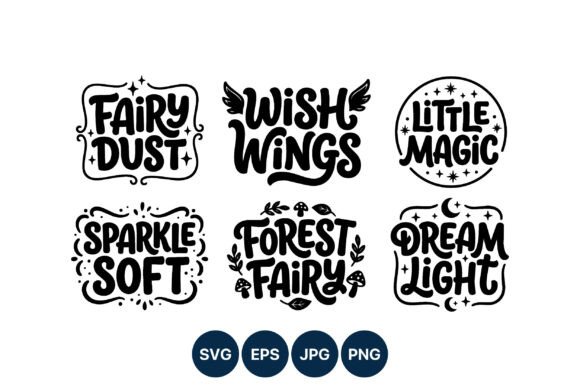 Enchanting Magic Fairy Dust Hand Lettering