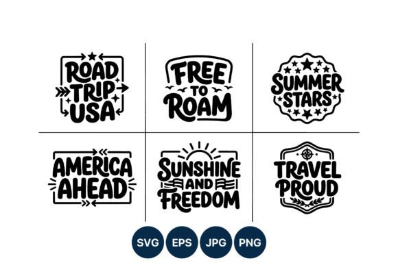 Free to Roam Travel Phrase Vector Art: A Creative Toolkit for Bold Designs