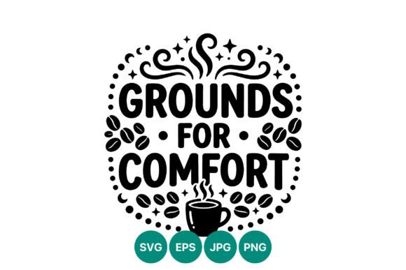 Grounds for Comfort Coffee Vector: Elevating Your Brand with Timeless Design