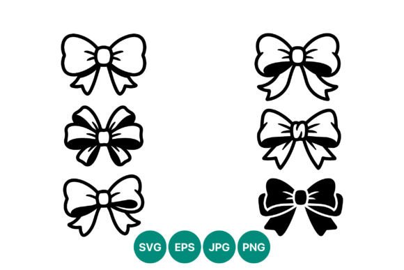 Hand Drawn Black White Bow Ribbon Shapes: A Practical Guide to Elegant Vector Illustrations