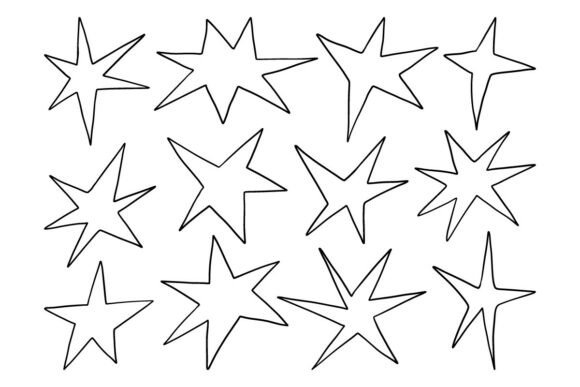 Hand Drawn Star Doodle Vector Set Cute: A Guide to Using Imperfect Shapes Effectively