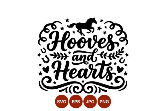 Hooves and Hearts Horse Vector: Elevating Brand Identity with High-Contrast Black and White Art