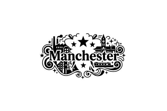 Manchester Skyline Bee Black White: A Strategic Visual Asset for Modern Branding