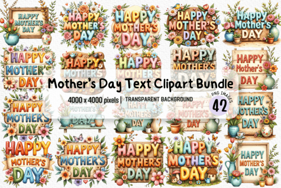 Practical Review: Mother’s Day Text Clipart Bundle PNG