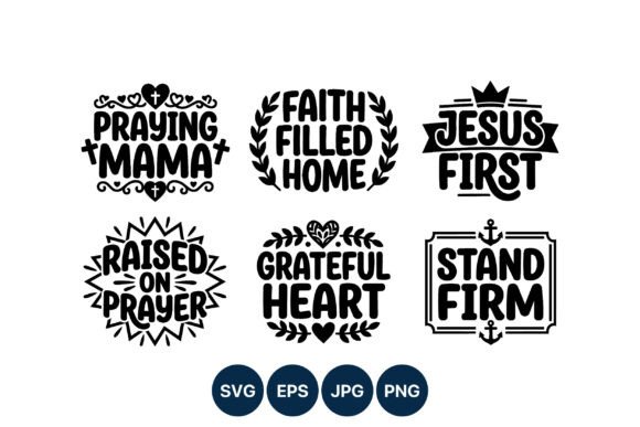 Strategic Visual Communication with the Faith and Prayer Lettering Bundle