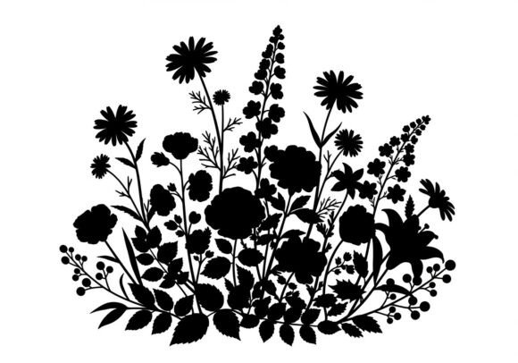 Unlocking Creative Potential: A Guide to Black Silhouette Floral Vector Bundles