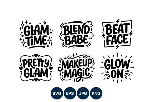 Unlocking Creative Potential with the Makeup Magic Glam Phrases Lettering Set